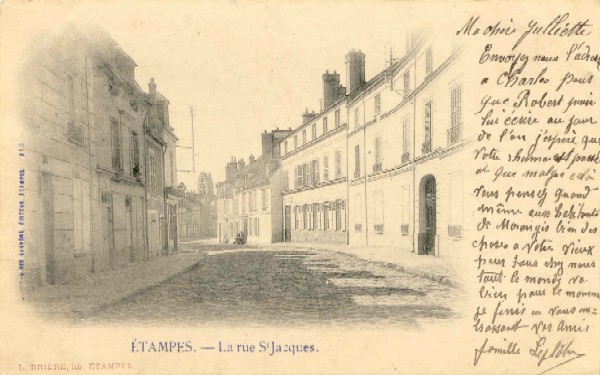 Une carte postale de 1903, verso - By Jean-Michel Rousseau (Corpus Etampois) [GFDL (http://www.gnu.org/copyleft/fdl.html) or CC-BY-SA-3.0 (http://creativecommons.org/licenses/by-sa/3.0/)], via Wikimedia Commons